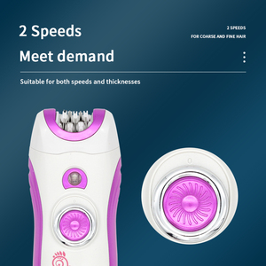 Épilateur électrique portable professionnel rechargeable pour femme, double tondeuse - Product Image 5