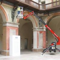 Ajustável Rotary Basket nacele elevador chenilles preço elevador aranha