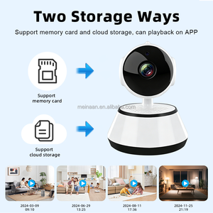 กล้องวงจรปิดไร้สาย OEM Full HD V380 Pro WiFi CCTV IP PTZ พร้อมระบบมองเห็นในเวลากลางคืน สำหรับบ้าน สำนักงาน ร้านค้า ระบบรักษาความปลอดภัยภายในอาคาร - Product Image 6