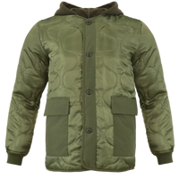 Veste d'hiver pour homme KKU-MLH-PO, style militaire vintage, doublure M65, 2-en-1, couche intérieure et extérieure, chaude, coupe-vent, boutonnée