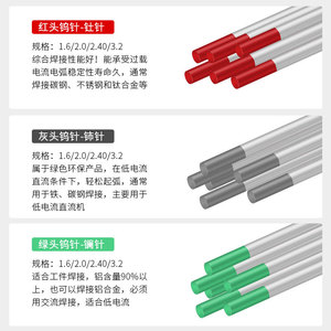 Beijing Beiwu Tungsten Electrode WC 20 2.4x150mm For Argon Arc Welding - Product Image 5