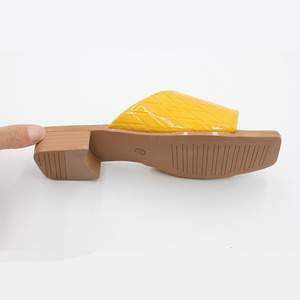Nouvelle Collection d'Été, Sandales à Talons Carrés Épais, Bout Ouvert, pour Femmes, Babouches Tendance - Product Image 6