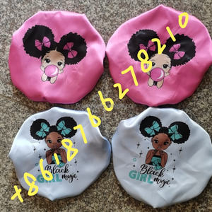 <span class=keywords><strong>Bonnet</strong></span> pour enfants à double couche, personnages de dessins animés populaires, en gros, personnalisé en soie - Product Image 2