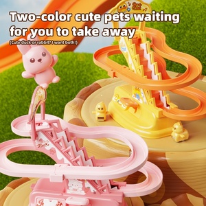 Đồ chơi trượt hình vịt và thỏ dễ thương dành cho trẻ em, đồ chơi giáo dục bò trèo đường ray cho bé trai và bé gái - Product Image 6