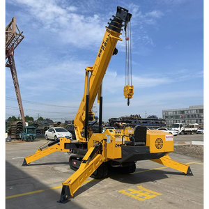 Trong kho 5 tấn 8 tấn 10 tấn Telescopic Spider Crane 3 tấn Spider Crane tùy chỉnh điều khiển từ xa Crawler mini Spider Crane giá - Product Image 1