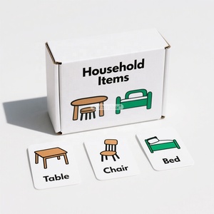 Eu Populaire OEM Impression Apprentissage et éducation personnalisés Multilingue Enfants Mémoire Flashcards - Product Image 2