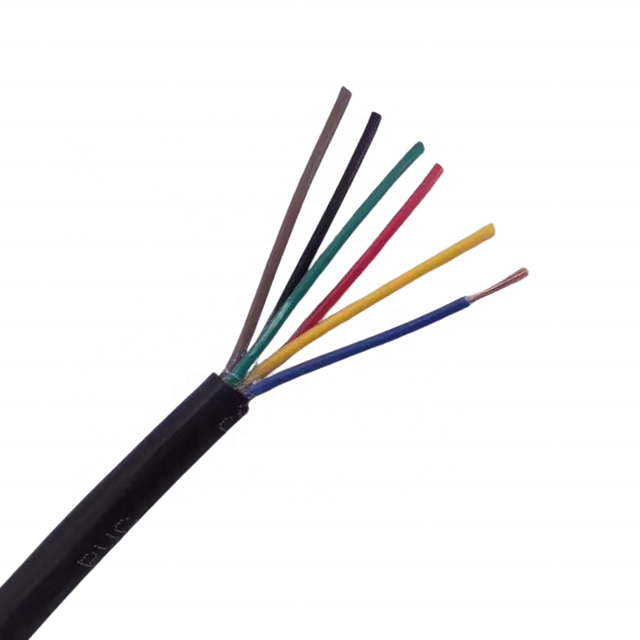 UL2464 26/24/22/20/18/16AWG Stranded Tinned Copper Wire 2/3/4/5/6 Core Signal Control Cable Flex Power Cable