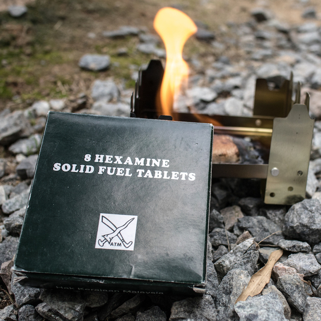 HongQiang Fast Delivery Golden Color Portable Metal Reusable Outdoor Camping Stove