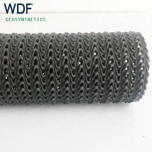 Tuyau corrugé en HDPE noir <span class=keywords><strong>perforé</strong></span>, résistant à la corrosion, à la compression, durable, pour le filtrage des eaux usées - Product Image 2