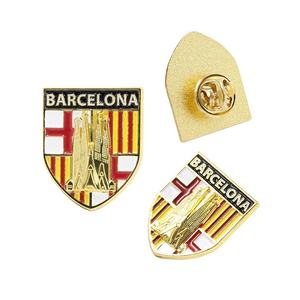 Usine en gros pas cher prix mignon dessin animé plaqué or métal sérigraphie émail dur épinglette - Product Image 1