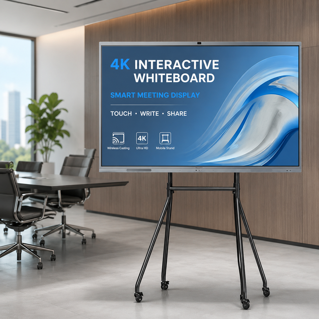 Hot Selling 65 75 86 Inch 4K Mini-LED Backlight 3840Hz Interactive Flat Panel Smart Board Touch Screen Whiteboard for Teaching