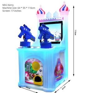 Machine de jeu vidéo commerciale pour enfants : Tir au pistolet unique Kerry - Château des Monnaies - Product Image 3