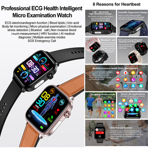 Vanssa nhà máy SDK OEM tùy chỉnh Relojes giấc ngủ thể dục thể thao Tracker sức khỏe ECG PPG <span class=keywords><strong>Heart</strong></span> <span class=keywords><strong>Rate</strong></span> Monitor SmartWatch thông minh đồng hồ - Product Image 2