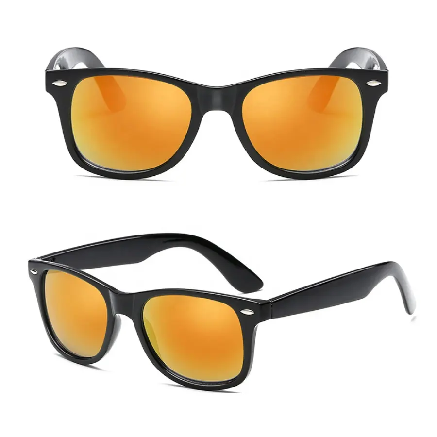 unisex sunglasses sunset sunglasses black with orange lens sunglasses