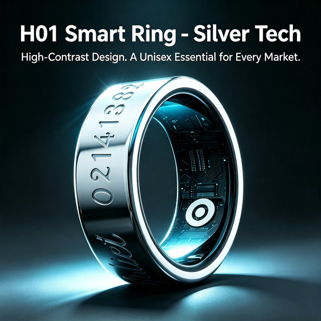 Premium Top Selling Smart Ring With Display and AI Health Tracker Monitor Blood Pressure Oxygen Heart Rate for Men and Women