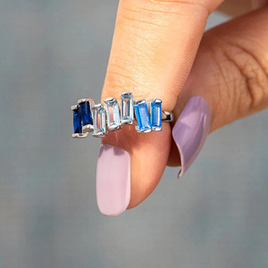 Anello Geometrico Irregolare per Donne, Gioiello da Dito Minimalista alla Moda - Product Image 3