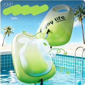 Bouée de natation pour enfants grande taille, double chambre à air, EVA épaissi, flotteur de sécurité haute visibilité, sac étanche, flotteur de remorquage - Product Image 5