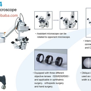Microscope chirurgical pour la chirurgie orthopédique et des mains, équipé de trois objectifs différents EOM-T4 - Product Image 5