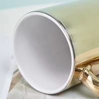 Mug à café en céramique personnalisé avec glaçure perlée et logo électroplaqué pour cadeau de mariage, maison ou café (vente en gros)