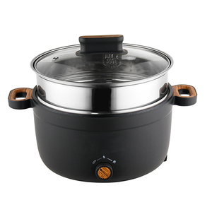 Sartenes eléctricas <span class=keywords><strong>de</strong></span> alta calidad <span class=keywords><strong>de</strong></span> 3,9 litros, olla eléctrica multifuncional antiadherente, olla caliente, sartén con vaporera - Product Image 5