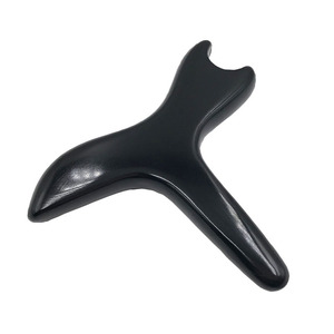 Black <span class=keywords><strong>Bian</strong></span> Jade Gua Sha pemijat wajah, giok guasha batu <span class=keywords><strong>bian</strong></span> murni tinggi untuk pijat kesehatan wajah