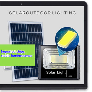 Nouveau design 50W Led projecteur solaire Ip66 Led projecteur solaire Mit Sensor Ip66 <span class=keywords><strong>lampe</strong></span> d'inondation solaire projecteur solaire différent - Product Image 4