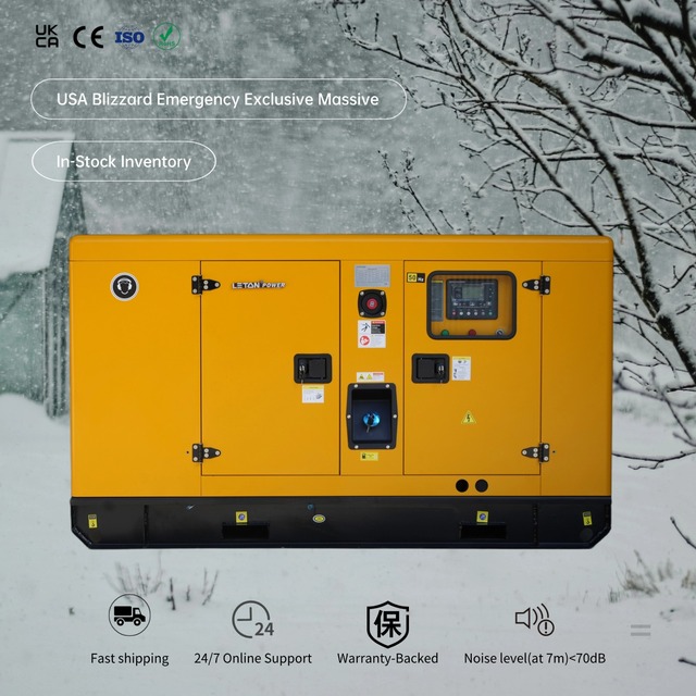 Storm Emergency Essential 24/7 Heavy-Duty Instant Power Restoration 12000Watt Home Backup Generator High Output Silent Operation