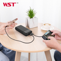 Batterie externe WST, vente directe d'usine, chargeur portable haute capacité 20000 mAh pour téléphone mobile