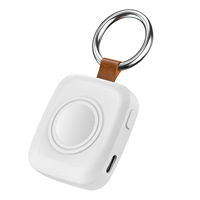 Batterie externe portable 1200 mAh pour montre connectée, chargeur magnétique sans fil avec porte-clés, banque d'alimentation portable pratique, station d'alimentation