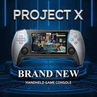 Consola de Juegos Portátil Project X, Pantalla IPS de 4.3 Pulgadas, Batería de 2500 mAh, 8 GB de RAM, Resolución de 640x480, 20 Idiomas, 2000 Juegos Integrados
