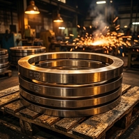 Maßgefertigte Nahtlose Edelstahl-Schmiederinge, Ringförmige Schmiedelösungen für Getriebeausrüstung, OEM CNC-Präzisionsbearbeitung