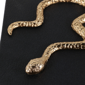 Scatola Decorativa in Ecopelle con Dettaglio Serpente, Contenitore Moderno per Gioielli e Oggetti Preziosi, per Arredamento Casa e Camera da Letto - Product Image 6