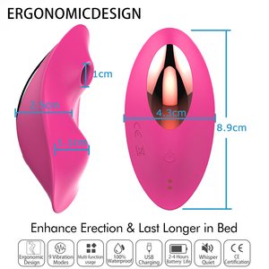 Vibromasseur à télécommande sans fil avec appli de 55 cm, stimulateur de <span class=keywords><strong>clitoris</strong></span>, jouet sexuel pour femmes, Rechargeable, aspiration en Silicone - Product Image 6