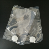 Pochette murale pour désinfectant à l'alcool, 1000ml, emballage de gel, sac en plastique avec tube à pompe, pour distributeur de savon manuel