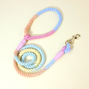 Nouvelle arrivée Gradient <span class=keywords><strong>Rampe</strong></span> Polyester Pet Dog Laisse Creative Outdoor Dog Traction Rope - Product Image 6