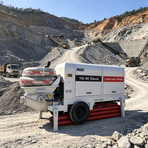 All Terrain Mobile Concrete Pumping Machine Powered by Efficient Diesel Motor Suitable for Remote - Product Image 2
