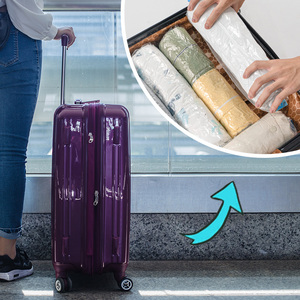 Bolsas de Almacenamiento al Vacío para Exteriores, Libres de BPA, Ecológicas, con Cierre, Enrollables a Mano, para Viajes, Compresión, Ropa de Sala de Estar - Product Image 2