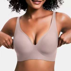 Soutien-gorge sexy pour <span class=keywords><strong>femme</strong></span>, motif léopard, effet gelée, haute qualité, confortable, <span class=keywords><strong>dos</strong></span> élégant, push-up, sans armatures, vente en gros - Product Image 5