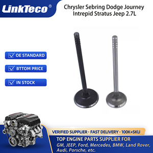 Linkteco 12 paires de soupapes d'admission et d'échappement compatibles avec EER EES essence pour Chrysler Sebring Dodge Journey Intrepid Stratus Jeep 2.7L de 98 à 12 - Product Image 4