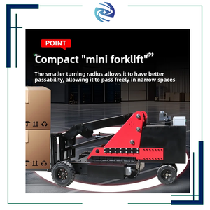 מיני נשלטת מרחוק עקומה-זרוע חשמלי 100 ק "ג ליתיום סוללה מופעל ציוד לטיפול בחומר שטח קטן - Product Image 5