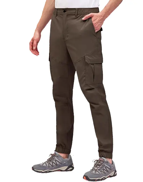 The latest style of work pants men's outdoor waterproof leisure multi-pocket work jogging pants plus size men's pants