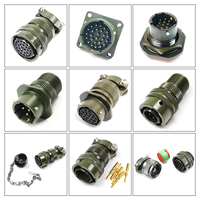 KILOTEC Série MIL-DTL-26482 MS3116F10-7S Connecteur de câble femelle 7 broches pour l'automobile, en cuivre plaqué or, indice de protection IP67, 600V 7.5A, en aluminium