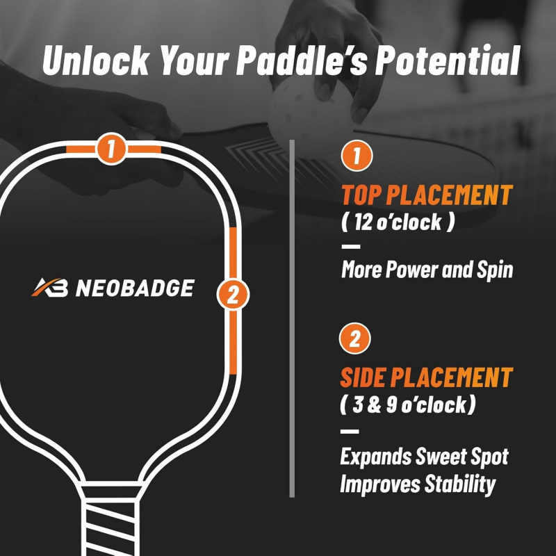 Factory Pickball Racket Snap-on Anti-collision Weight Pickleball Racket Accessories Weight Strip Personality Decorative Buckle