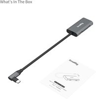 Untuk Smallrig 4-in-1 USB-C Hub dengan Cold Shoe Mount Tipe-C Multiport Hub dengan PD 100W / USB-C 3.1 dengan Adaptor Audio 4598