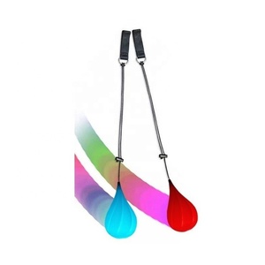 Boules lumineuses LED Poi pour jonglage et danse, multicolores et changeantes, pour la plage - Product Image 1