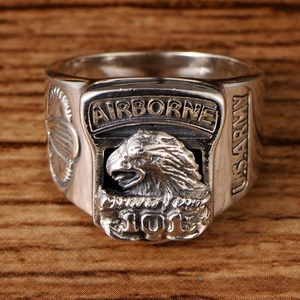 Fashion Personalized Jewelry <strong>Mens</strong> <strong>Rings</strong> U.<strong>S</strong>. Airborne Army Solid 925 Sterling <strong>Silver</strong> Vintage Eagle <strong>Ring</strong> for <strong>Men</strong> - Product Image 2