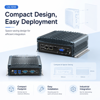 Computadora Robusta sin Ventilador, Doble LAN, COM, USB, HD, VGA, Almacenamiento Opcional para Equipos de Fábrica, OEM, ODM, PC Industrial Personalizado sin Ventilador