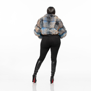 <span class=keywords><strong>Cappotto</strong></span> <span class=keywords><strong>Invernale</strong></span> da <span class=keywords><strong>Donna</strong></span> in Vera Pelliccia di Volpe Naturale, Vendita all'Ingrosso e Personalizzazione Direttamente dalla Fabbrica - Product Image 5