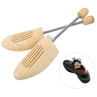 LM001P Embauchoir en bois de pin naturel pour voyage, modèle Spring, couleur naturelle