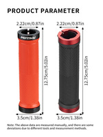 Puños de Manillar de Bicicleta de Montaña y Carretera con Amortiguación Bloqueable de Goma Suave ODI OEM/ODM, Piezas de Bicicleta, Cubiertas de Manillar de Nailon